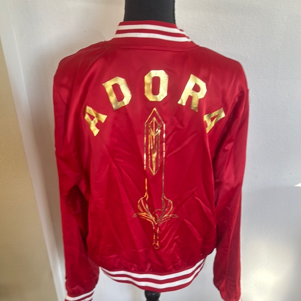 She-ra Red Bomber Jacket with Embroidered Design - Picture 4 of 6